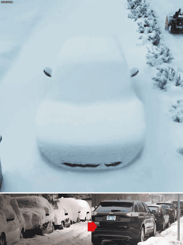 Samochodowy alarm śnieżny zasilany energią słoneczną