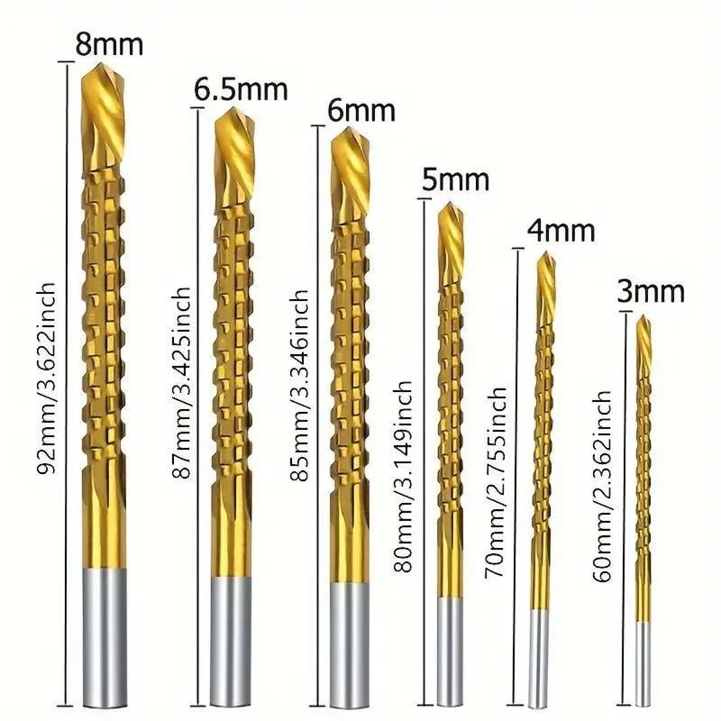 🔥Ograniczony czas✨6 sztuk w ofercie do obróbki metali do wiercenia