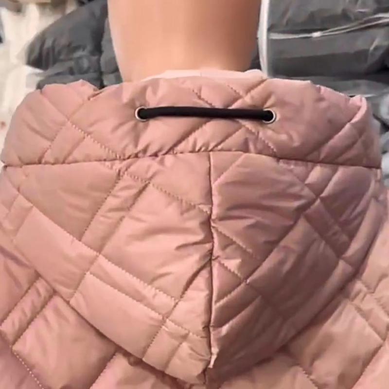 🔥 【S-3XL】 Modny damski płaszcz typu parka z zabudowanym dekoltem i długością do bioder