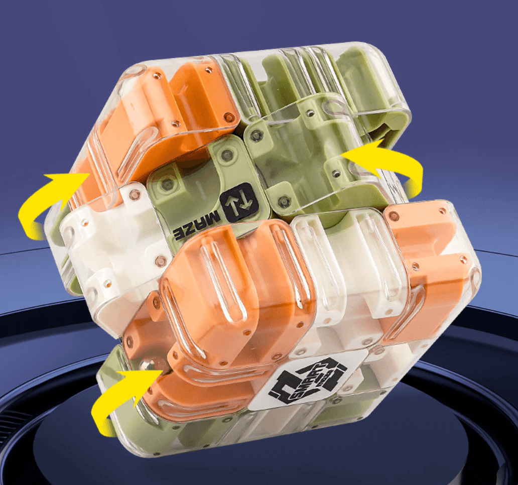 Duży labirynt 3D Puzzle Maze Cube 🧩✨ – Fascynująca gra rozwijająca mózg dla dzieci i dorosłych 🧠