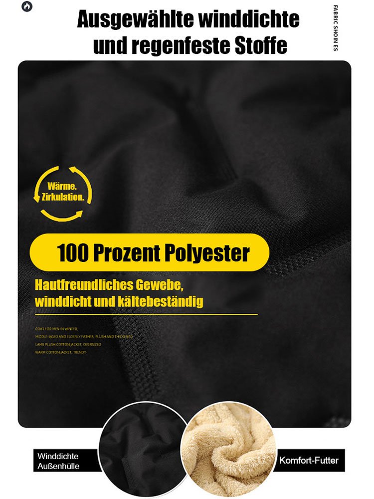 2025 Nowy ciepły, wodoodporny płaszcz z kaszmiru