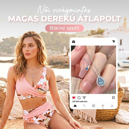 🌸🌿 Podkreśl swoją figurę – damski komplet bikini z wysokim stanem w kwiaty (rozmiary EU S-XL) 🌊👙