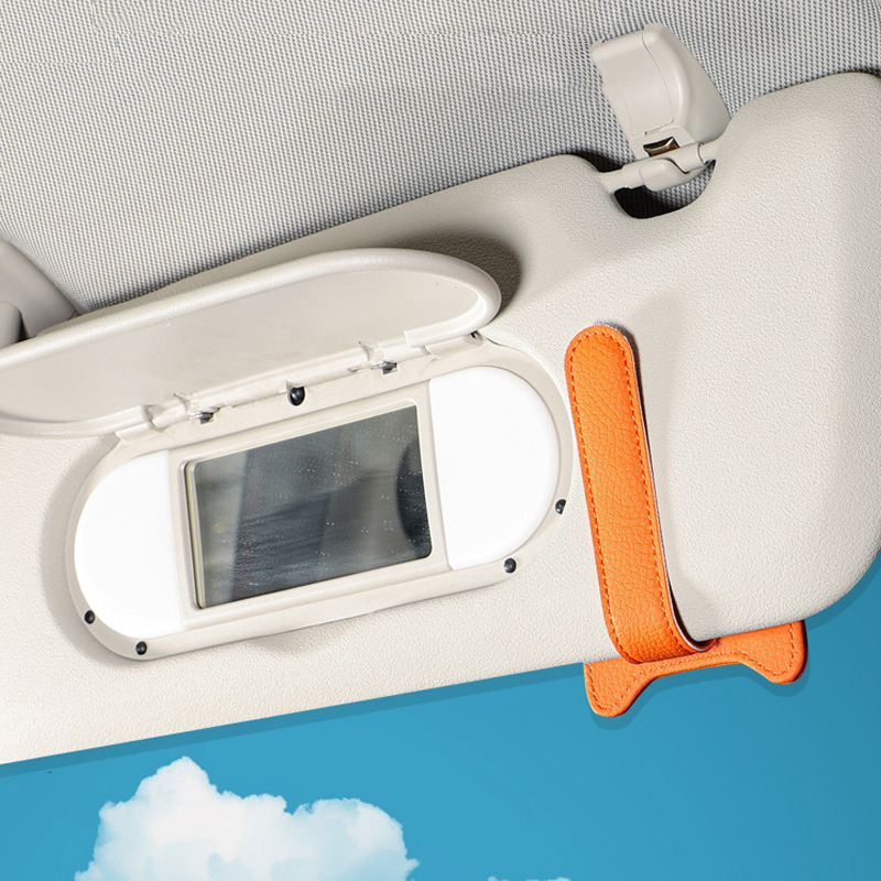 Uchwyt na okulary przeciwsłoneczne do samochodu – łatwy dostęp, oszczędność miejsca, wielofunkcyjny klips