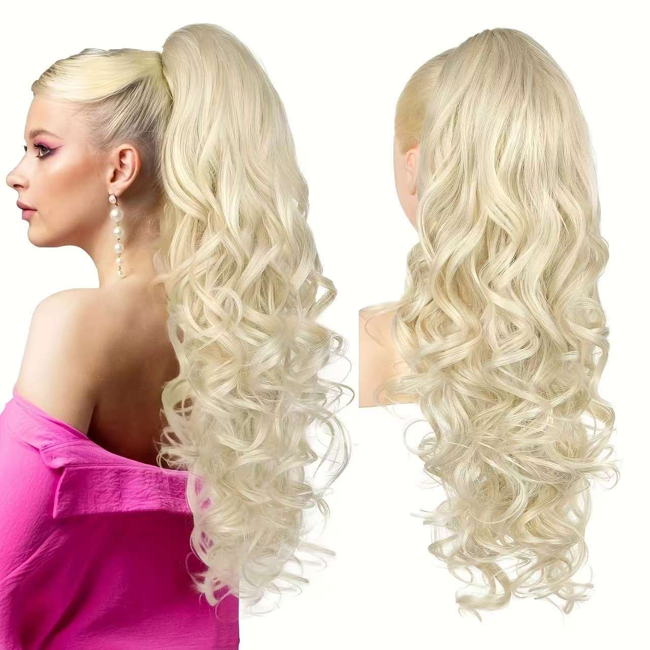 🔥 Promocja ograniczona czasowo – 50% zniżki 👩💕 Przedłużanie włosów w kucyk metodą clip-in 🙋‍♀️