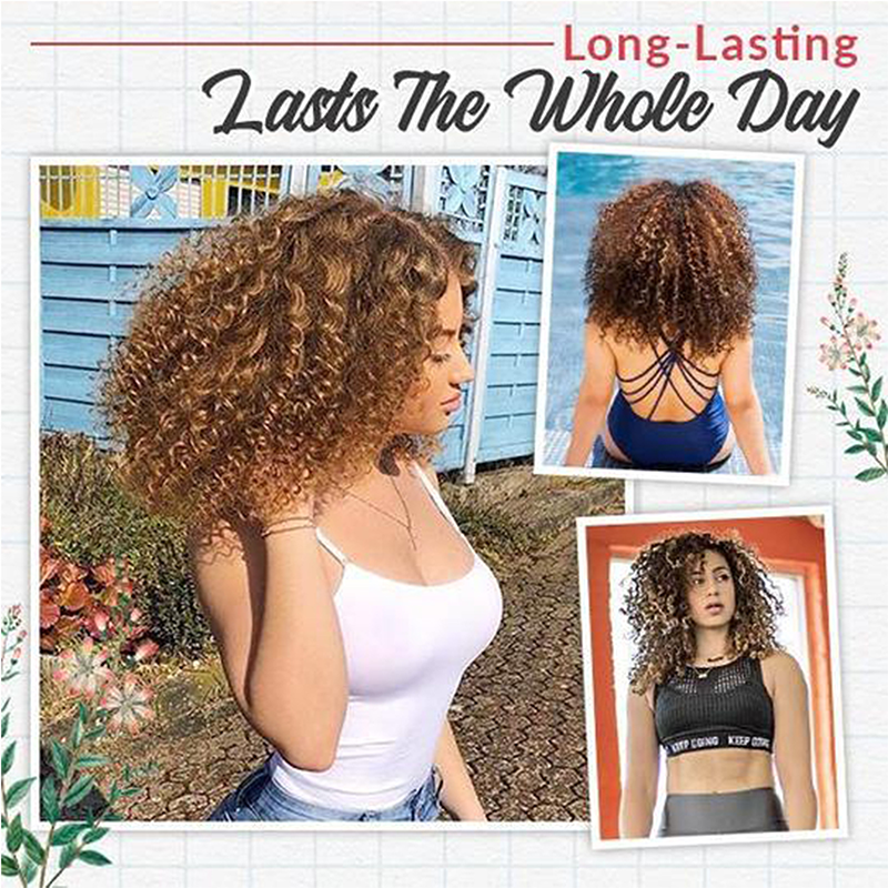 Zestaw do stylizacji włosów kręconych z elastyną(2 butelki)-TAB