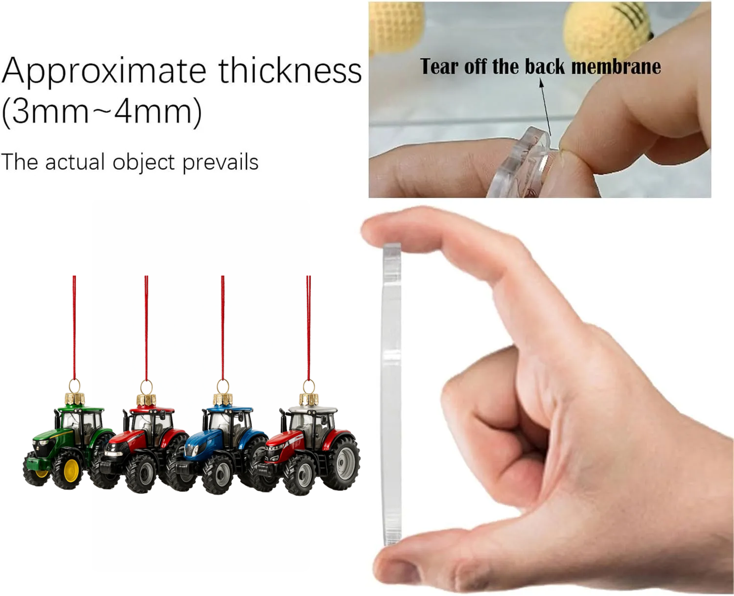 🌲Prezent świąteczny – Kalendarz adwentowy z traktorem na rok 2025