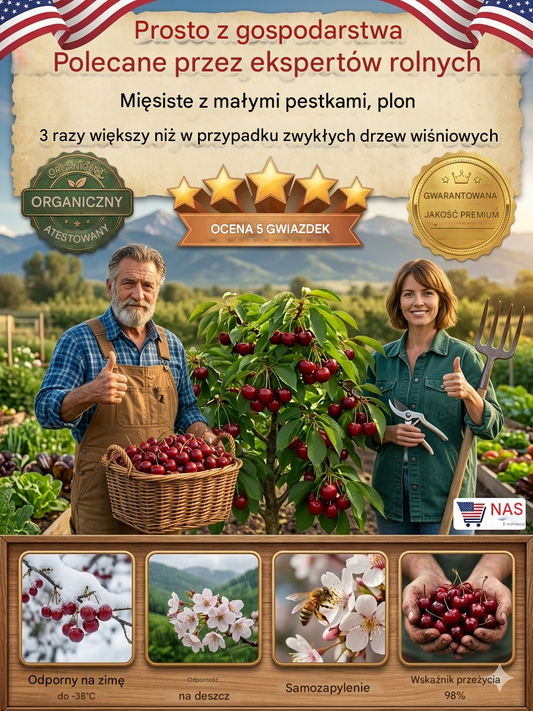 【Świeżo zebrane】karłowe sadzonki wiśni