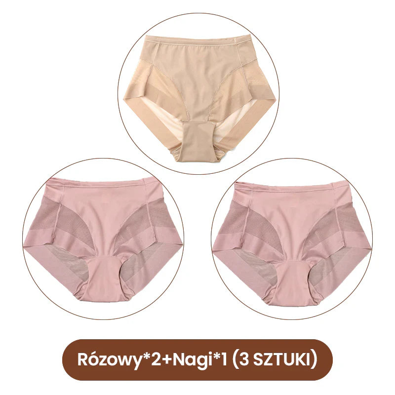 🔥Kup 2 i Otrzymaj 1 za Darmo🔥Damski Bezszwowy Zestaw Majtek Kształtujących O Wysokiej Talii