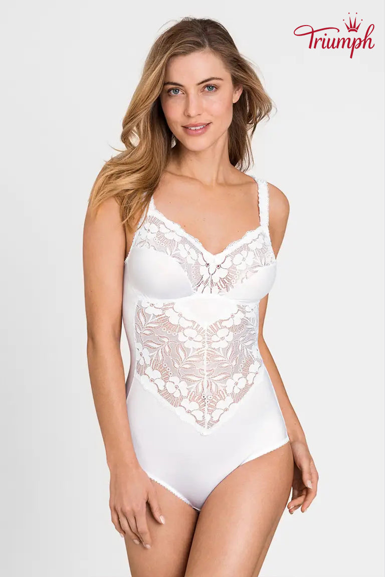 Triumph-(3-częściowy) Piękny koronkowy biustonosz modelujący