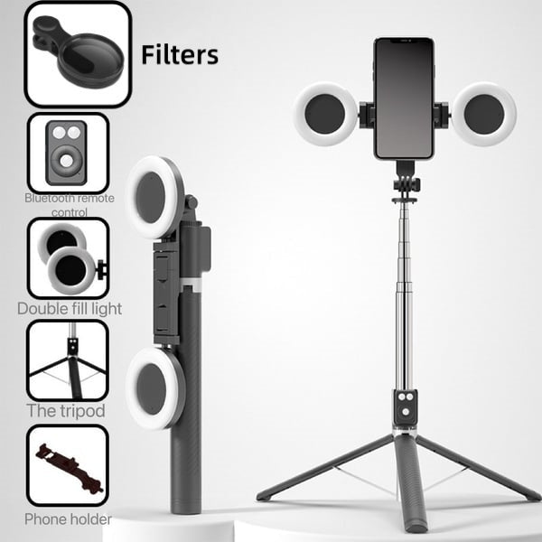 📢📢 50 % ZNIŻKI!! ⏰ 🔥 Nowy 6-w-1 Bluetooth Selfie Stick
