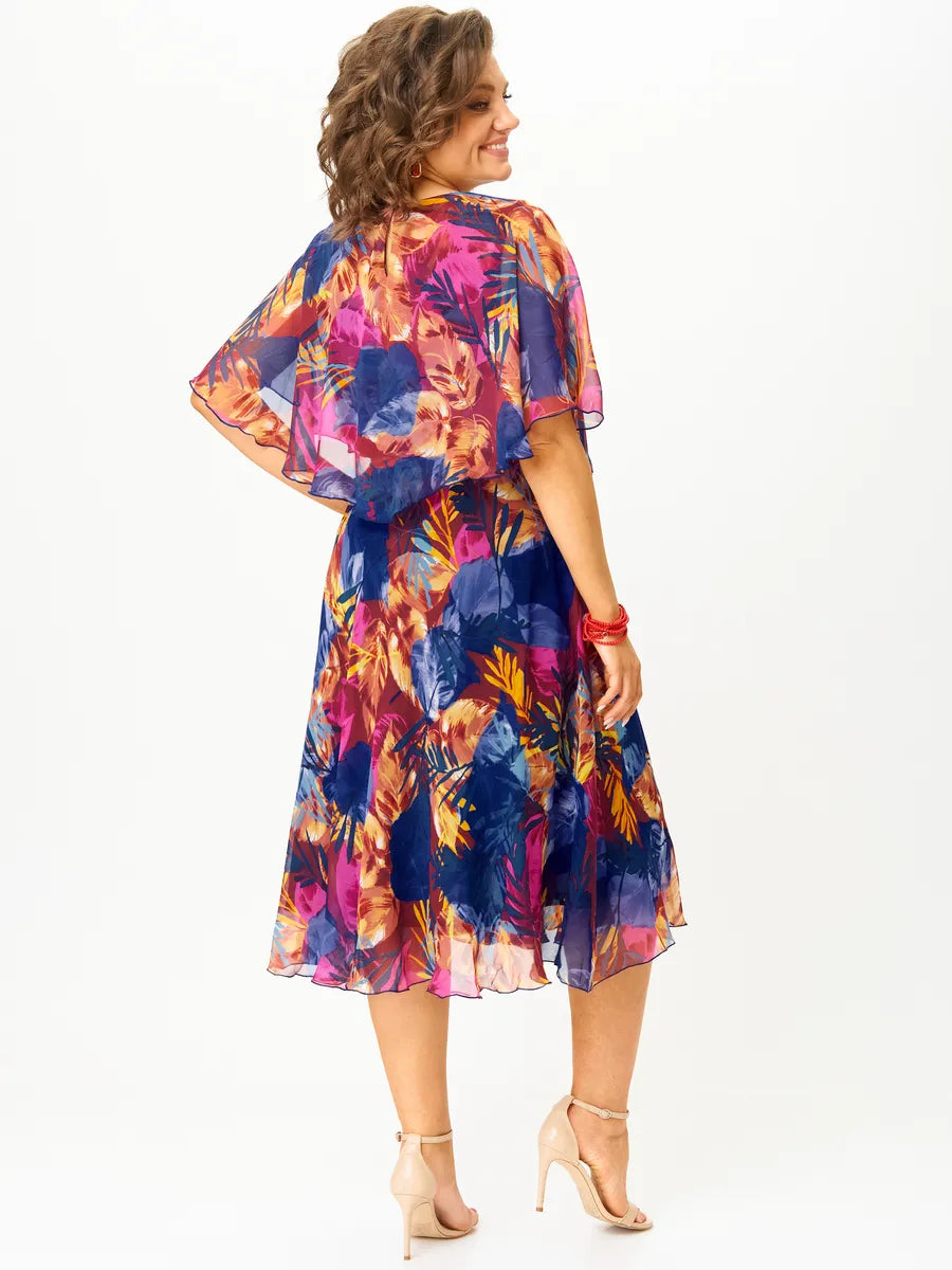 😎💃Nowe produkty na lato💥[S-5XL]Sukienka szyfonowa luźna w dużym rozmiarze | Wygodna i przewiewna, idealna na lato