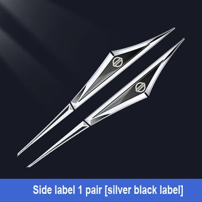 Kreatywne galwanizowane metalowe naklejki samochodowe✨2 szt.✨