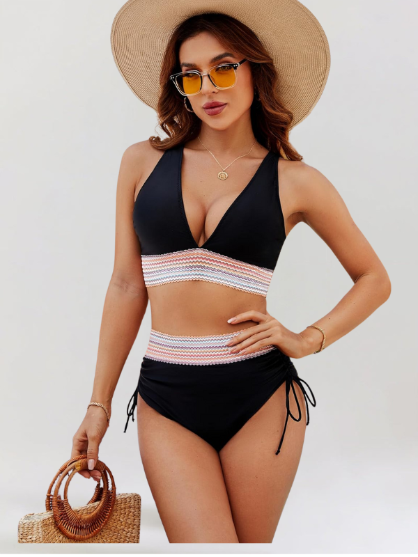 Isa | Zestaw bikini z kontrolą brzucha i wysokim stanem