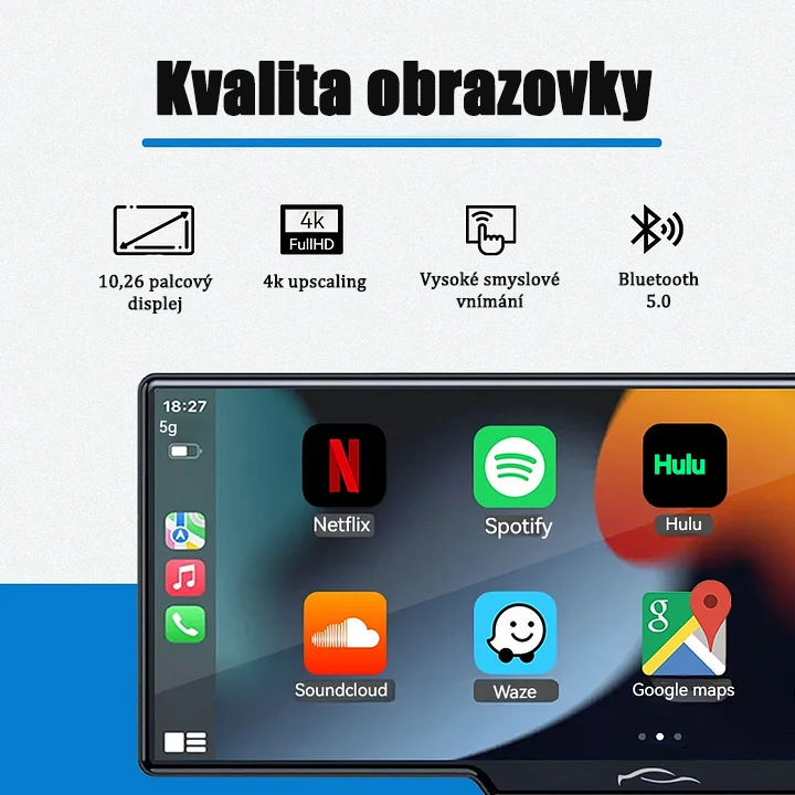 Inteligentny system audio i wideo w postaci tabletu samochodowego (model Pro MaxTM 2025).