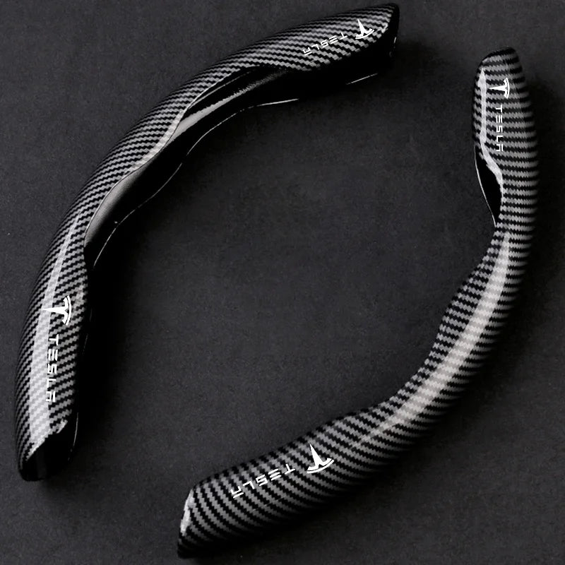 🔥Nowy uniwersalny pokrowiec na kierownicę z włókna węglowego (2 szt.)❗Pasuje do wszystkich modeli