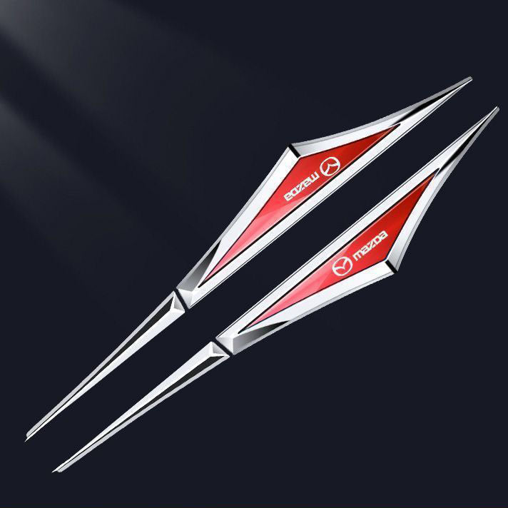 Kreatywne galwanizowane metalowe naklejki samochodowe✨2 szt.✨