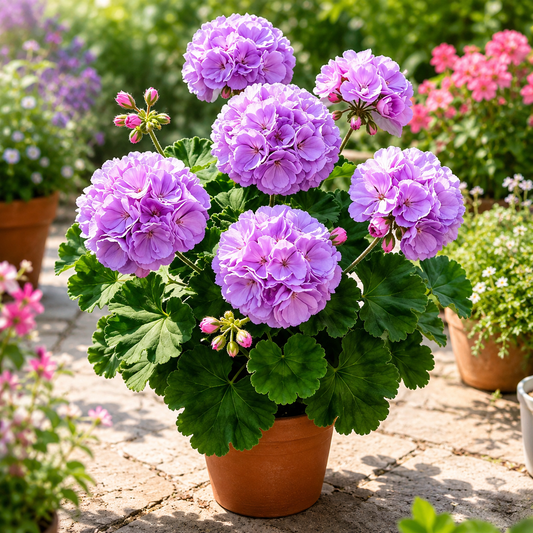 💜 Nasiona geranium gigantycznego Pom-Pom