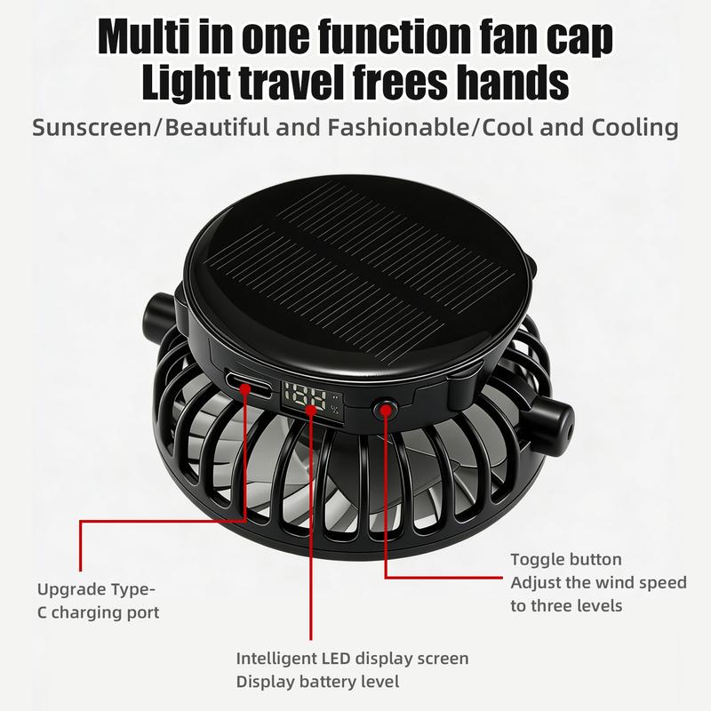 🔥GORĄCA WYPRZEDAŻ - 49% TANIEJ🧢2026 Pro Outdoor Cooling Hat: czapka z podwójnym wentylatorem