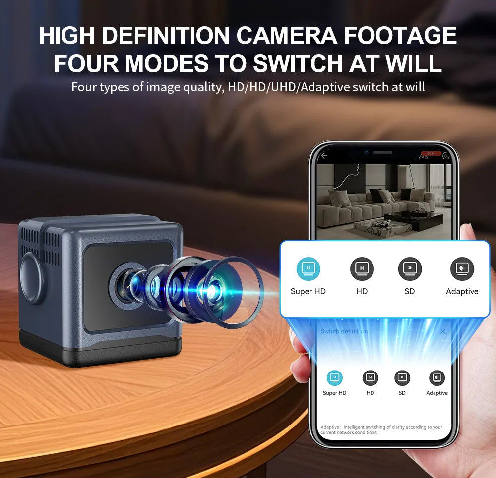 Kamera bezpieczeństwa W03 Smart WiFi – 1080P HD, widzenie nocne, wykrywanie ruchu, niski pobór mocy