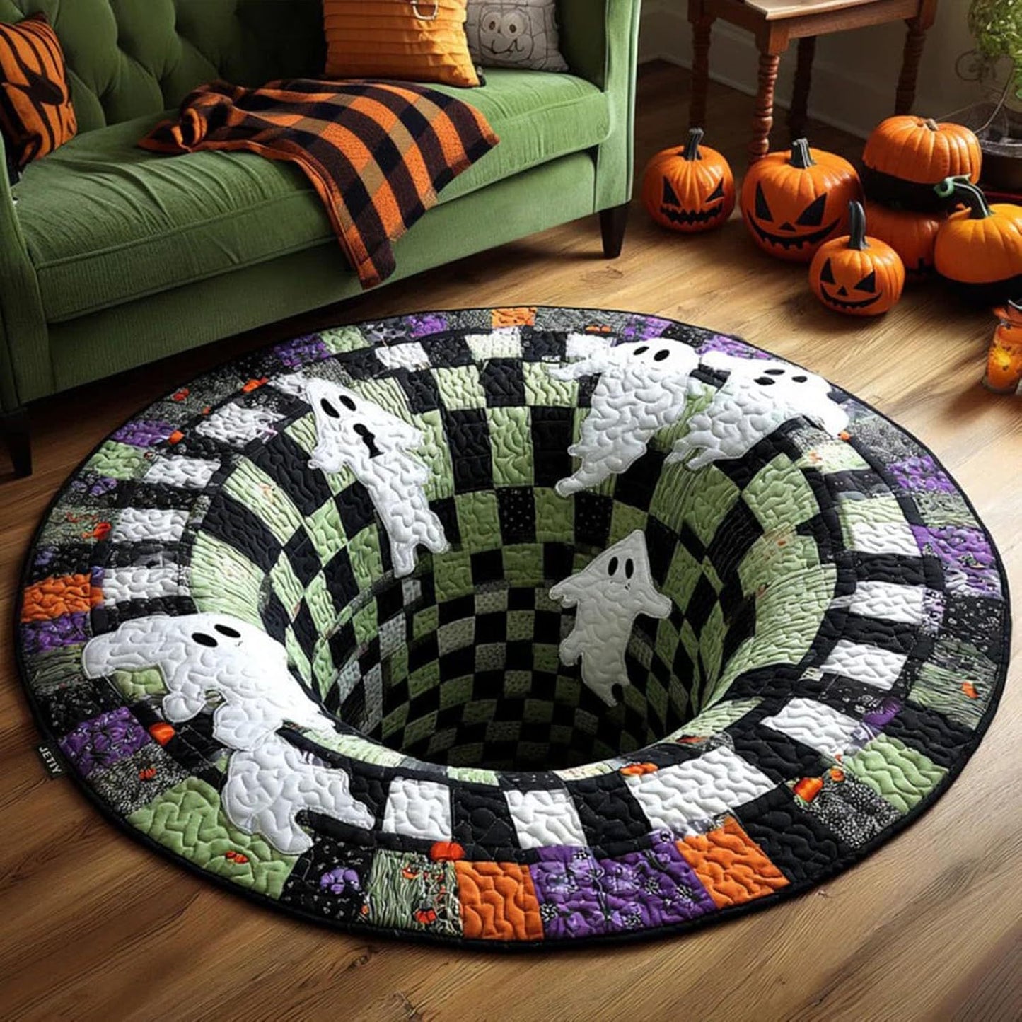 🎃👻 Dywan z iluzją optyczną 3D na Halloween | Realistyczny efekt, maksymalna atmosfera!