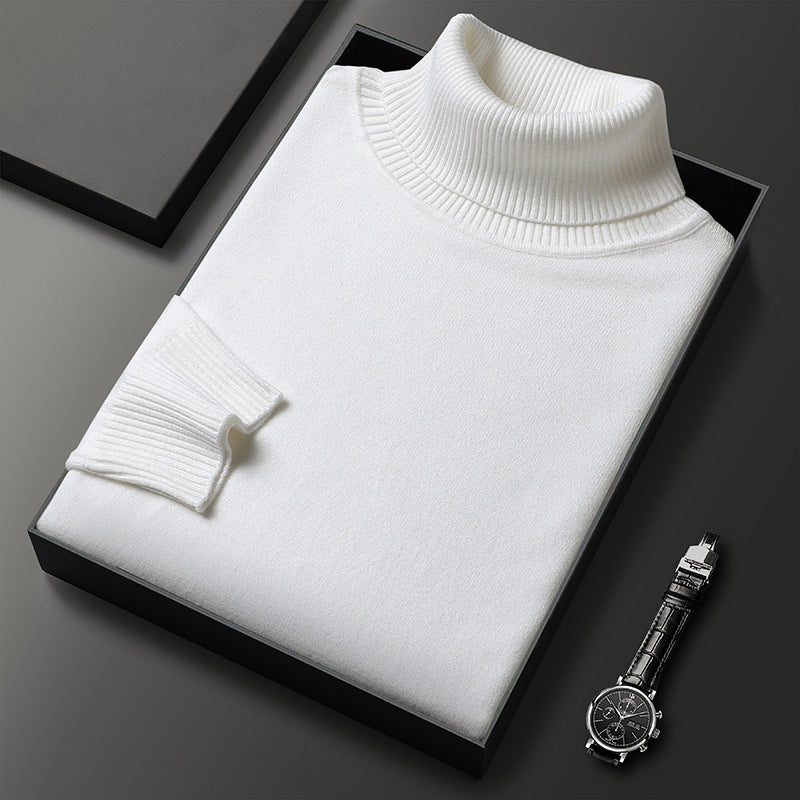Męski sweter premium w jednolitym kolorze