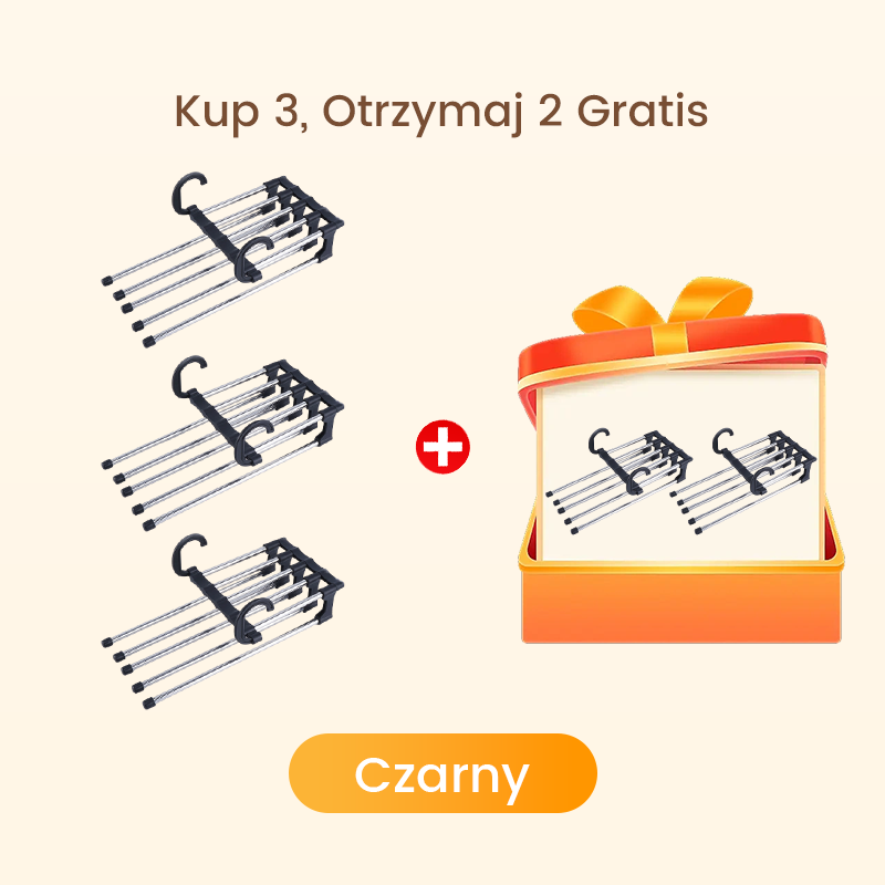 Wielofunkcyjny wieszak na spodnie