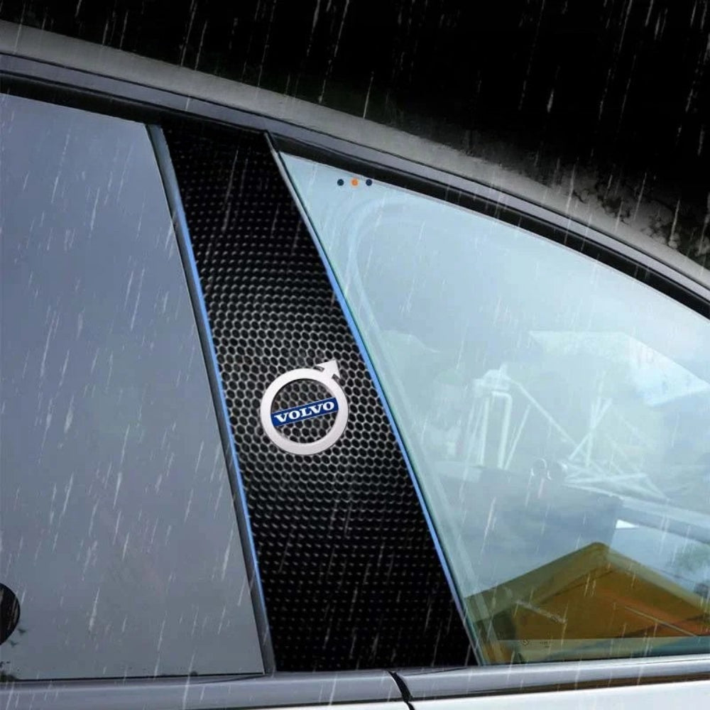 2x Naklejki na szybę samochodową z logo