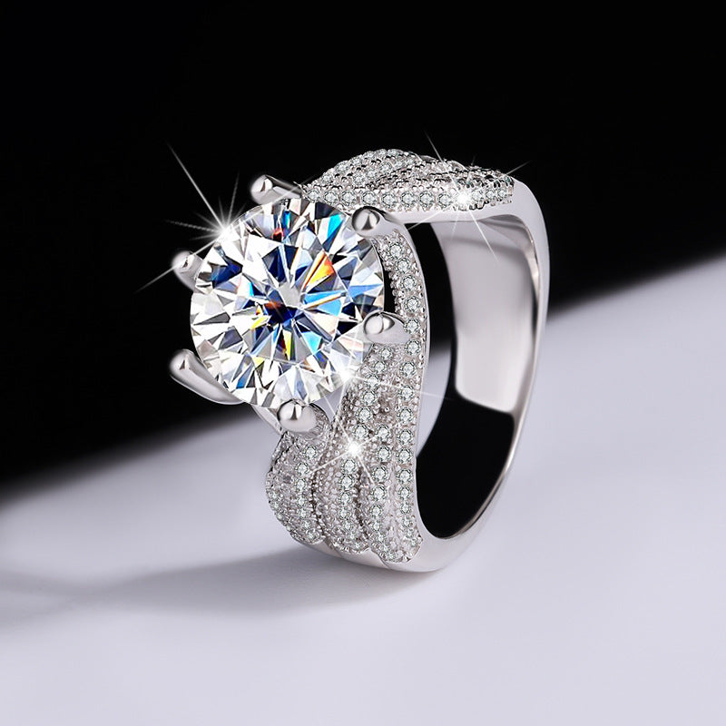 💖(OSTATNI DZIEŃ WYPRZEDAŻY - 80% ZNIŻKI) Pierścionek z diamentem Magnetology Moissanite DIYSTARTM 💍