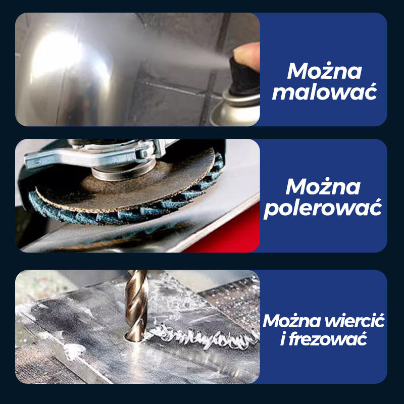 🔥 👨‍🔧Klej do Naprawy Metalu - Szybka i Trwała Naprawa bez Spawania!💪