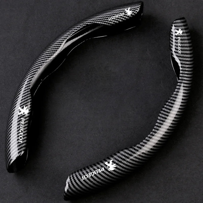 🔥Nowy uniwersalny pokrowiec na kierownicę z włókna węglowego (2 szt.)❗Pasuje do wszystkich modeli