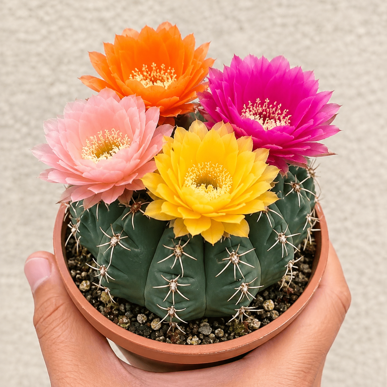 🌵 Poznaj swojego nowego najlepszego przyjaciela – kaktusa Gymnocalycium baldianum! 💕