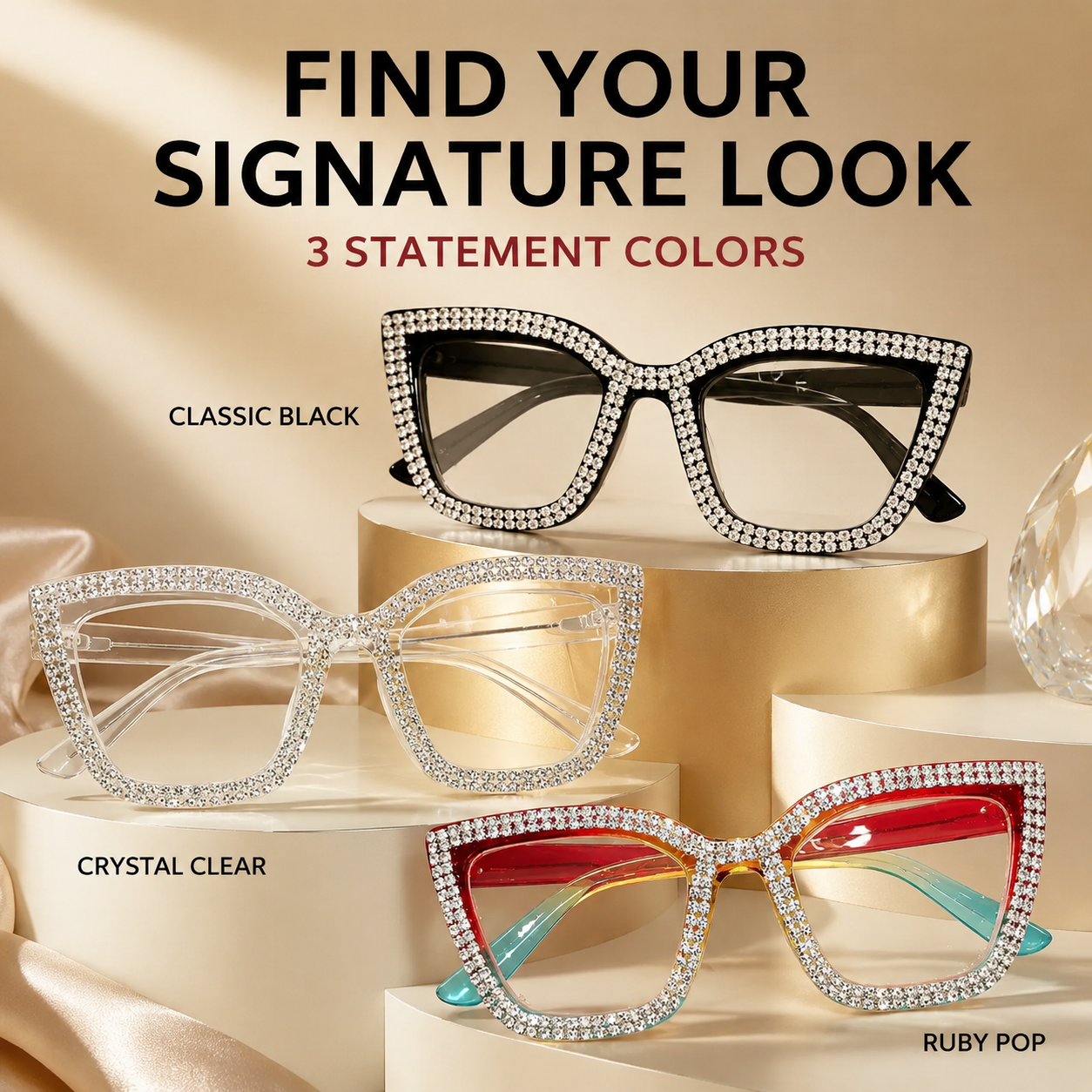 Okulary do czytania Cat Eye Anti-Blue Light