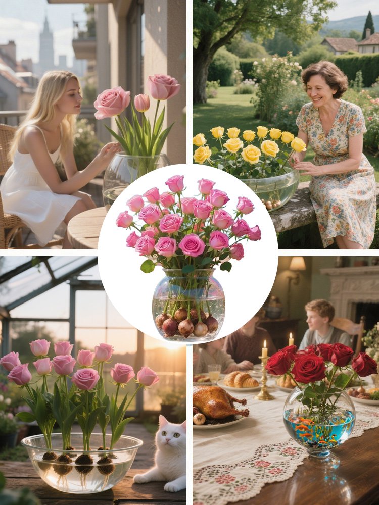 【Kwitnienie przez 300 dni】Odmiana róż do hydroponii o intensywnym zapachu