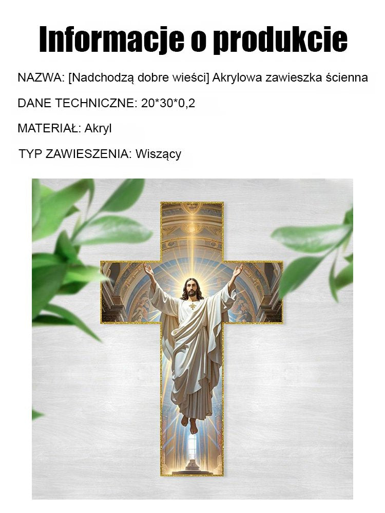 【Nadchodzą dobre wieści】Dekoracja ścienna z akrylu