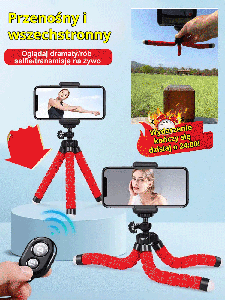 【Fotograficzny cud】Ośmiornica leniwa podstawka na telefon komórkowy