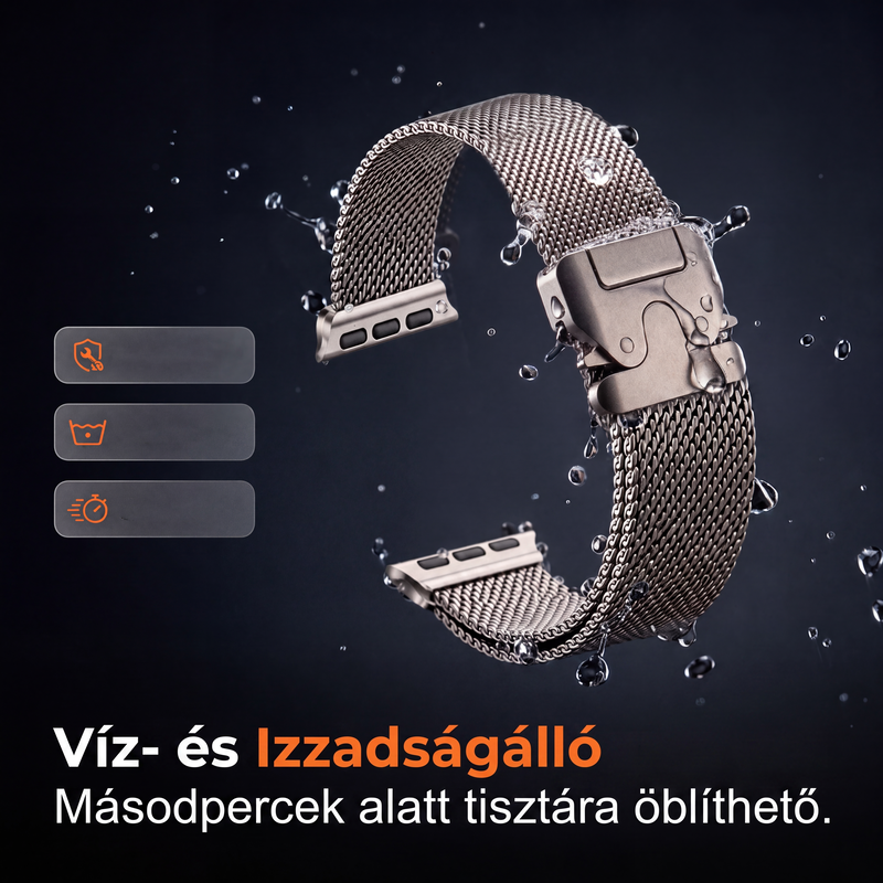⌚Pasek do zegarka z siatki ze stali nierdzewnej – do zegarka Apple Watch
