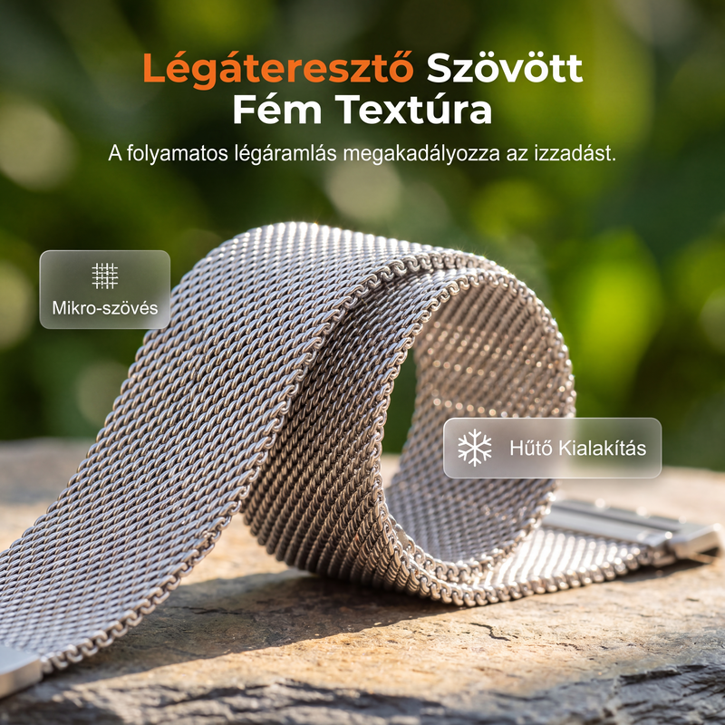 ⌚Pasek do zegarka z siatki ze stali nierdzewnej – do zegarka Apple Watch