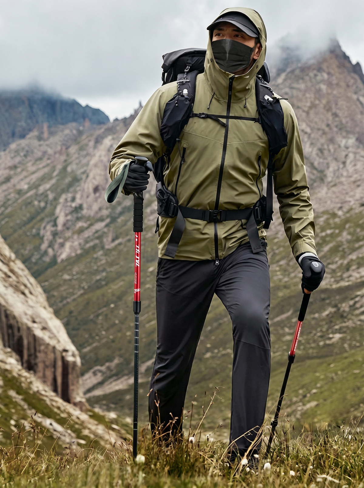 ⛰️Regulowane kije trekkingowe wykonane ze stopu aluminium - wytrzymałe, amortyzujące, lekkie 🌲