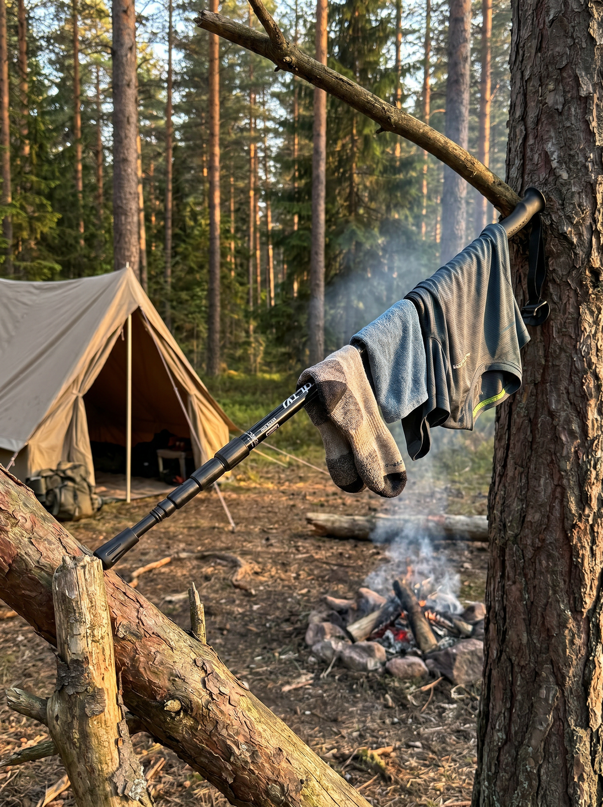 ⛰️Regulowane kije trekkingowe wykonane ze stopu aluminium - wytrzymałe, amortyzujące, lekkie 🌲