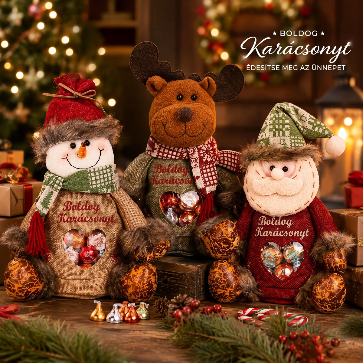 🎄🎁 49% ZNIŻKI – ostatni dzień! Świąteczne torebki prezentowe z suwakiem – Opakowanie świąteczne 🎅✨