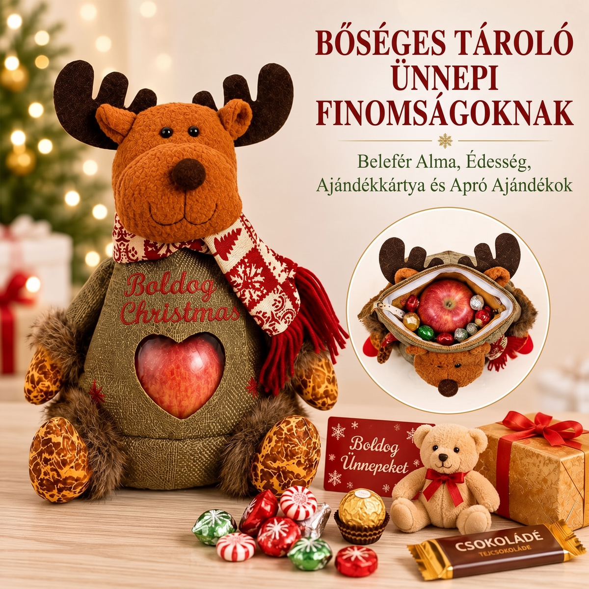 🎄🎁 49% ZNIŻKI – ostatni dzień! Świąteczne torebki prezentowe z suwakiem – Opakowanie świąteczne 🎅✨