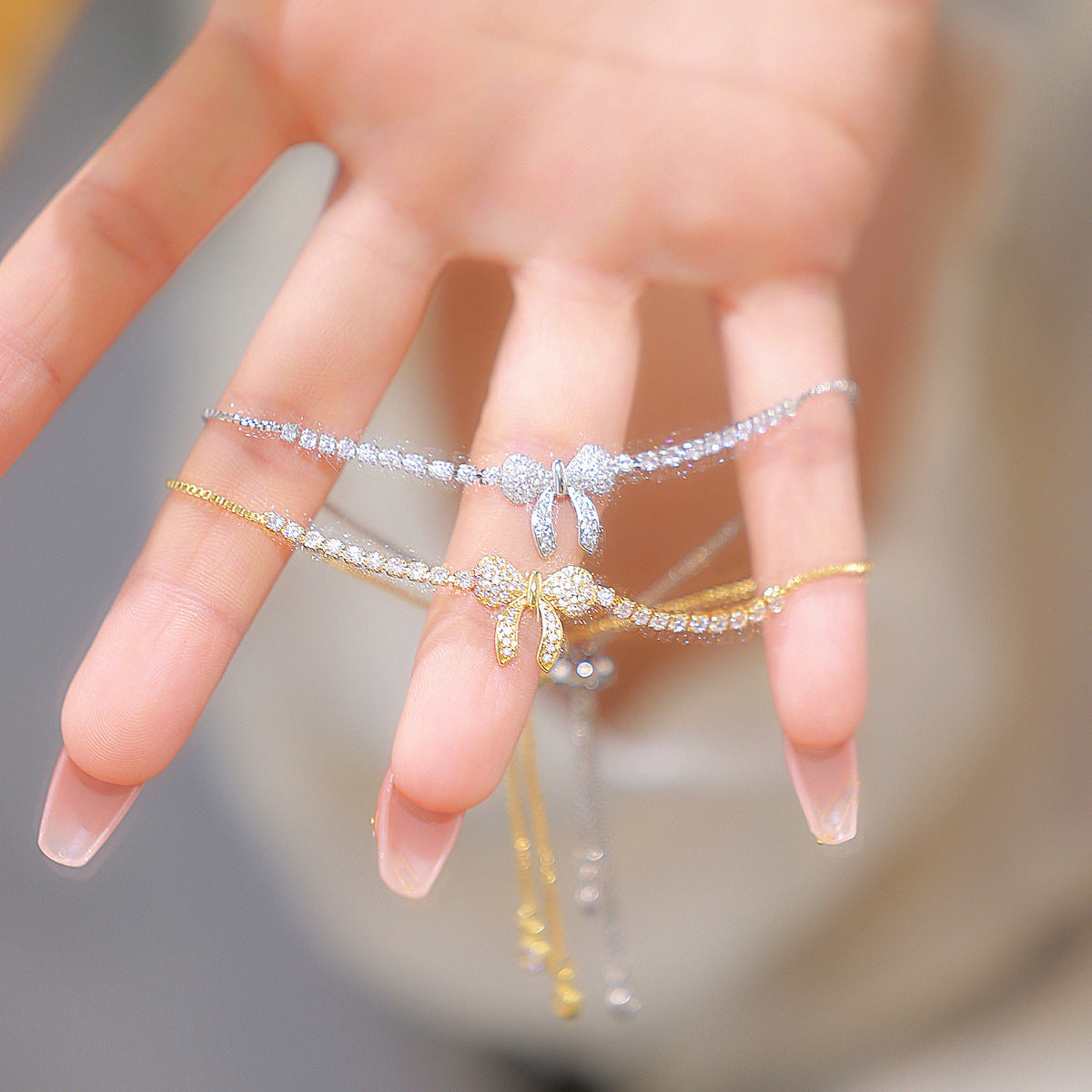 💎Damski zegarek z bransoletką z kryształkami⌚