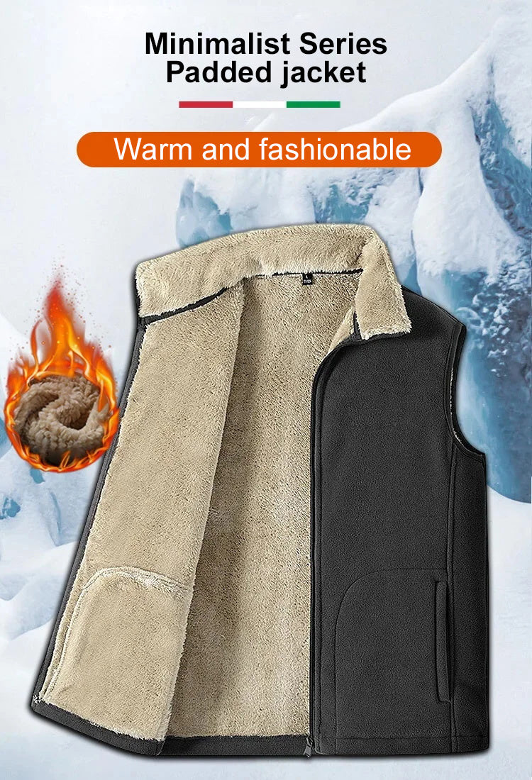 🔥Kamizelka męska z wełny jagnięcej