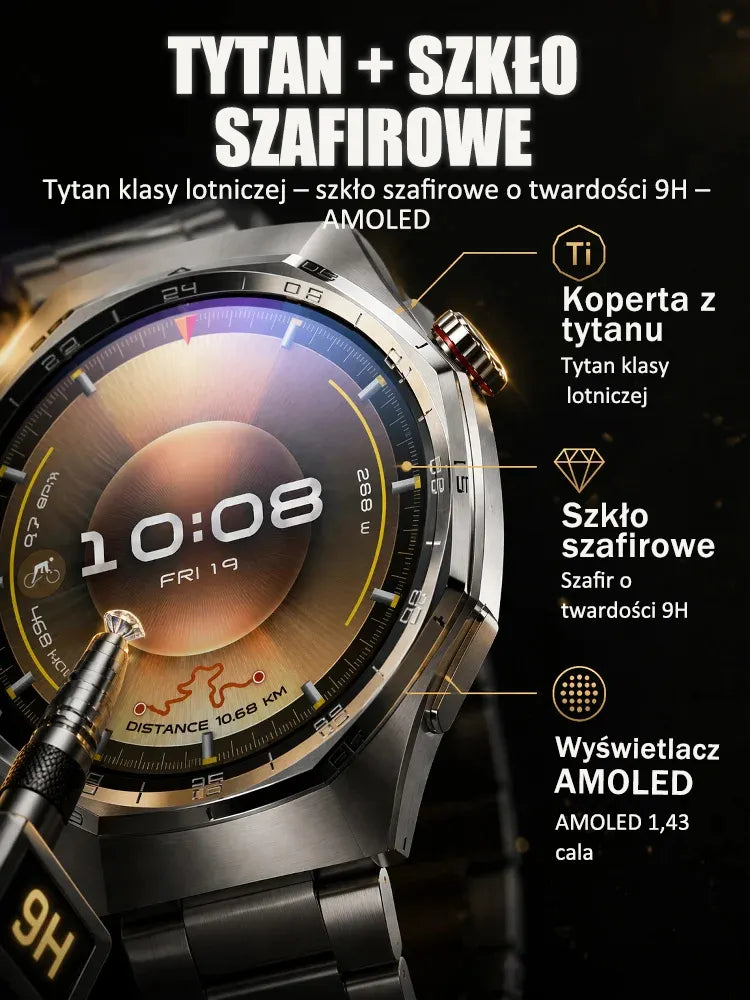 Smartwatch GT6pro z funkcją połączeń Bluetooth