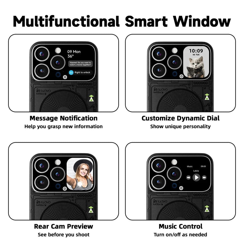Globalna limitowana edycja inteligentnego etui ochronnego Magnetic Future Technology (kompatybilne z iPhone'em 17-12)
