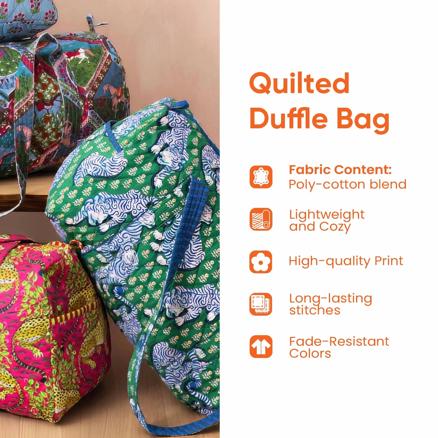 Torba podróżna Hippie Van Quilted