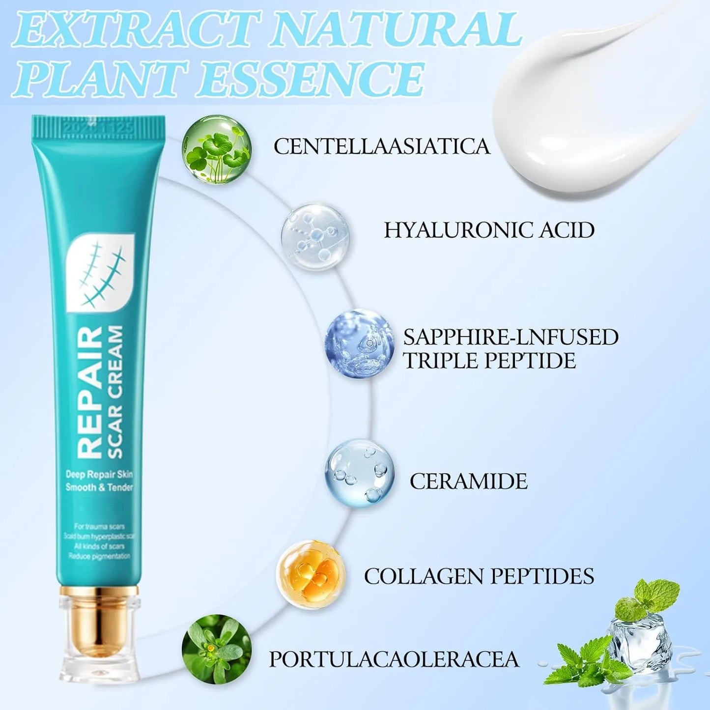 🔥Ostatni dzień 50% zniżki – 🩹Krem do naprawy blizn Alcuras® Advanced Scar Repair Cream✨