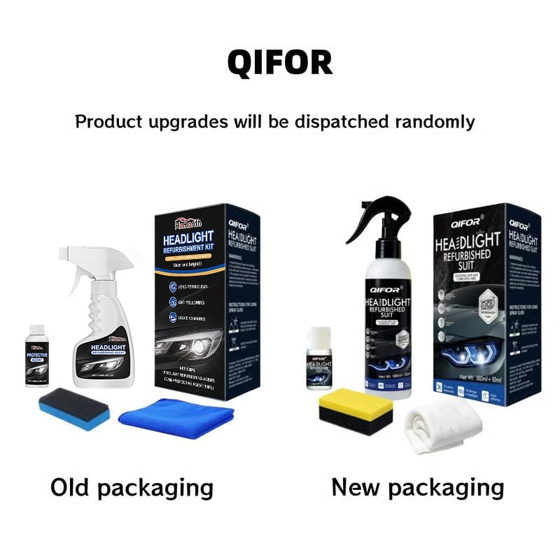 🚘 Zestaw do odnawiania soczewek reflektorów samochodowych – przywróć przejrzystość zaparowanym i pożółkłym kloszom reflektorów 💡