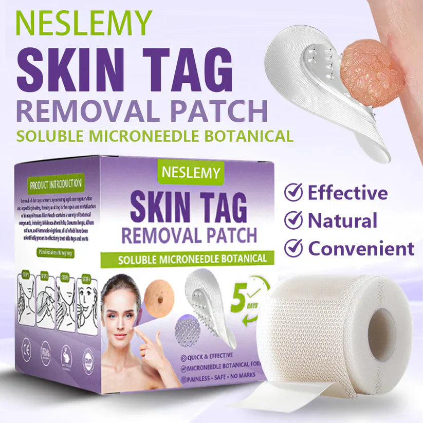 🌿NESLEMY® Rozpuszczalny plaster botaniczny z mikronakłuwaczami do usuwania narośli skórnych
