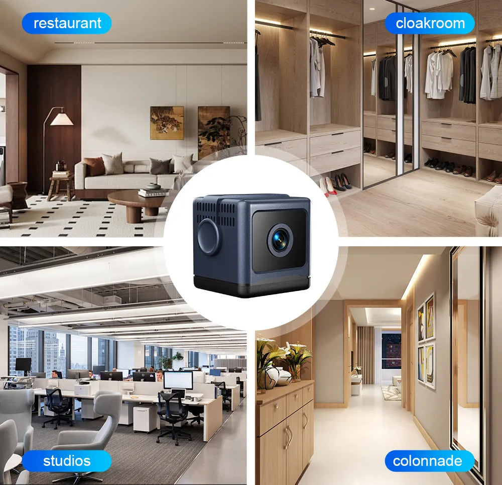 Kamera bezpieczeństwa W03 Smart WiFi – 1080P HD, widzenie nocne, wykrywanie ruchu, niski pobór mocy